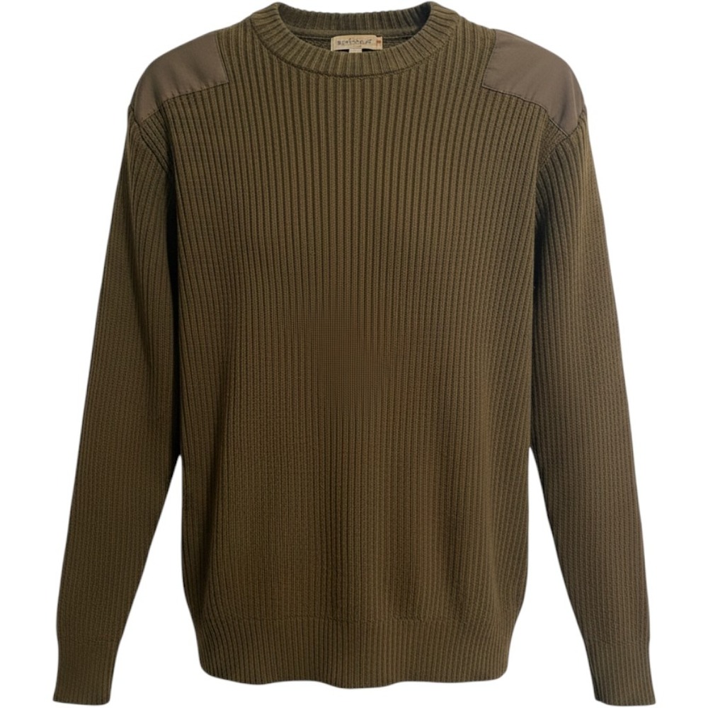 Commando Military Sweater Mens Medium Green Tactical Woolly Pully Gorpcore
